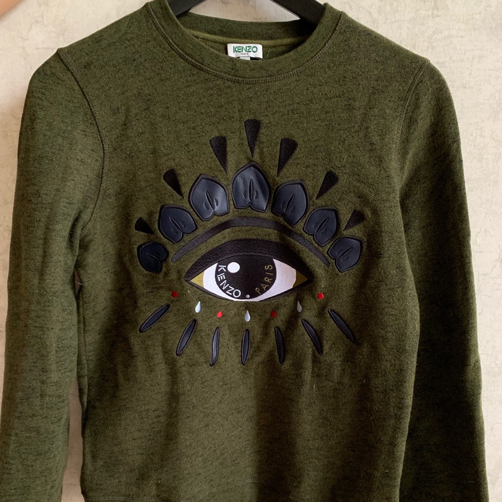 Kenzo Eye green sweater size S